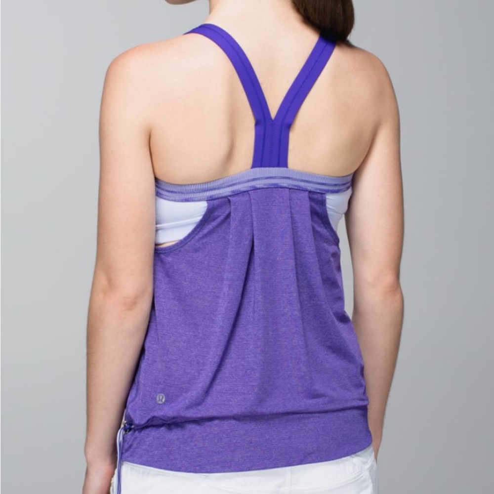 Lululemon Rest Less Tank- Bruised Berry